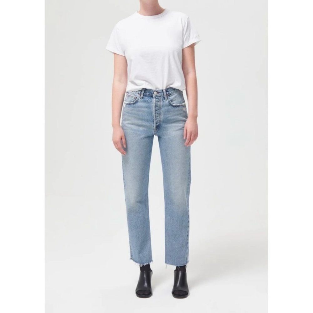 Agolde Light Blue High Rise Women Jeans
